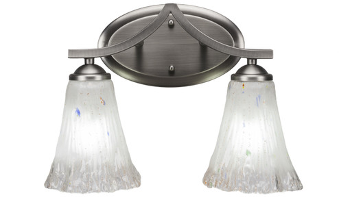 Zilo Two Light Bath Bar in Graphite (200|552-GP-721)