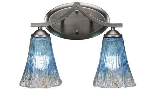 Zilo Two Light Bath Bar in Graphite (200|552-GP-725)