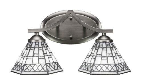 Zilo Two Light Bath Bar in Graphite (200|552-GP-9105)