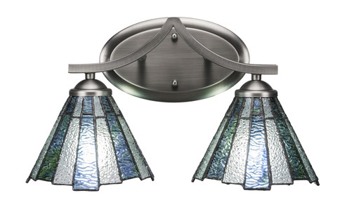 Zilo Two Light Bath Bar in Graphite (200|552-GP-9325)