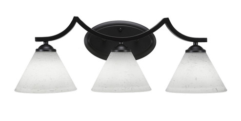 Zilo Three Light Bath Bar in Matte Black (200|553-MB-312)