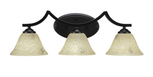 Zilo Three Light Bath Bar in Matte Black (200|553-MB-508)