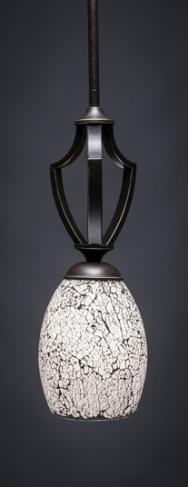 Zilo One Light Mini Pendant in Dark Granite (200|561-DG-4165)