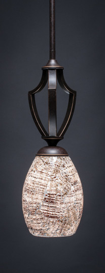 Zilo One Light Mini Pendant in Dark Granite (200|561-DG-5054)