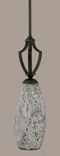 Zilo One Light Mini Pendant in Matte Black (200|561-MB-416)
