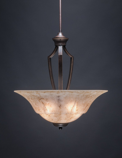 Zilo Three Light Bowl Pendant in Dark Granite (200|567-DG-53818)