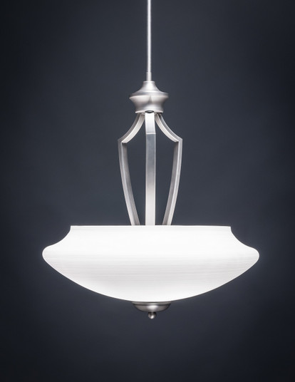 Zilo Three Light Bowl Pendant in Graphite (200|567-GP-687)