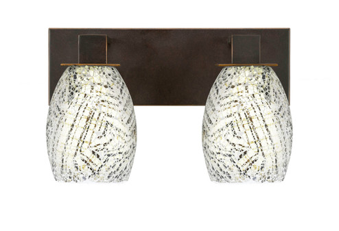Apollo Two Light Bath Bar in Dark Granite (200|582-DG-5054)