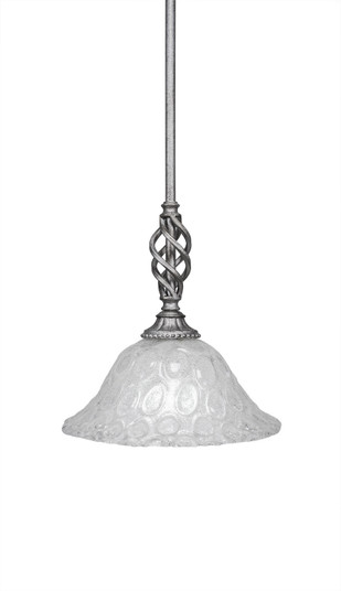 Elegante One Light Mini Pendant in Aged Silver (200|80-AS-431)