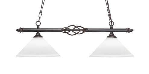 Eleganté Two Light Island Pendant in Dark Granite (200|862-DG-701)