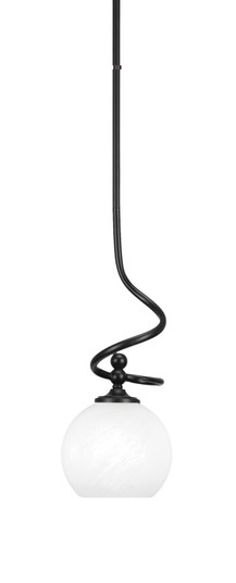 Capri One Light Mini Pendant in Matte Black (200|901-MB-4101)