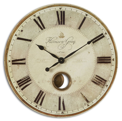 Harrison Gray 30'' Wall Clock in Brass (52|06033)