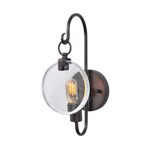 Whitten One Light Wall Sconce in Acid Oxidized Dark Bronze (52|22520)