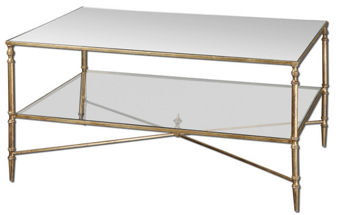 Henzler Coffee Table in Gold Leaf (52|24276)