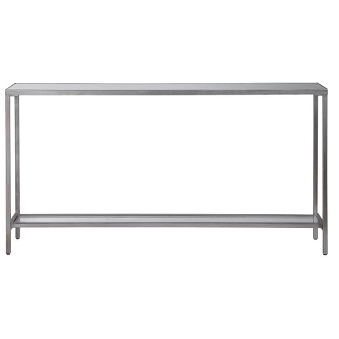 Hayley Console Table in Antiqued Silver Leaf (52|24913)