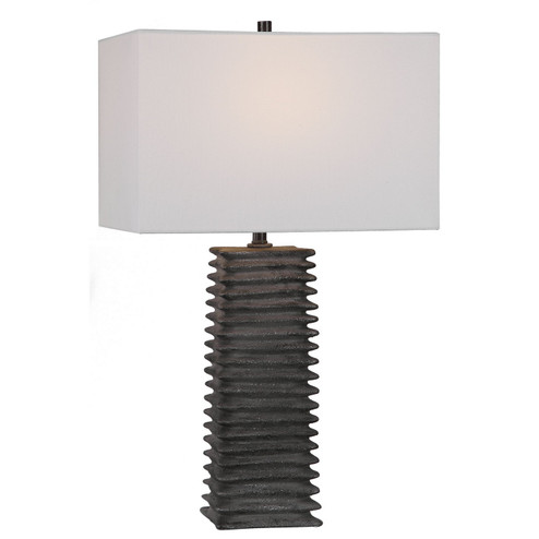 Sanderson One Light Table Lamp in Charcoal Glaze (52|29737)