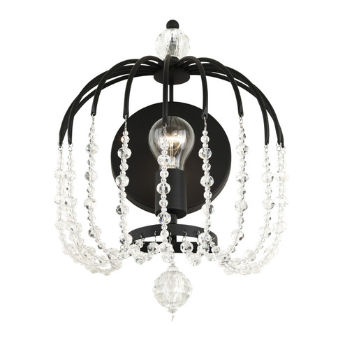 Voliere One Light Wall Sconce in Matte Black (137|343W01MB)