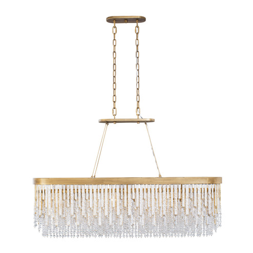 Lafayette Six Light Linear Pendant in Havana Gold (137|359N06HG)