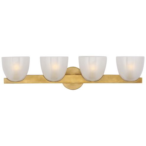 Carola LED Bath in Hand-Rubbed Antique Brass (268|ARN 2493HAB-FG)
