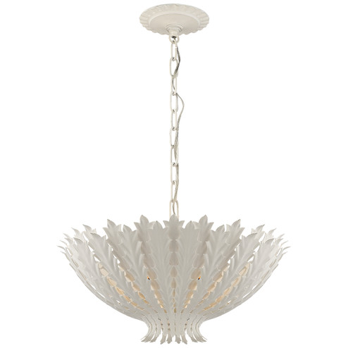 Hampton Three Light Chandelier in Plaster White (268|ARN 5001PW)