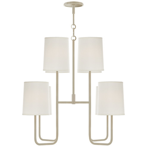 Go Lightly Eight Light Chandelier in China White (268|BBL 5081CW-S)