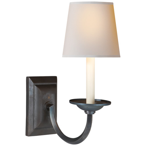 Flemish One Light Wall Sconce in Aged Iron (268|CHD 1495AI-NP)
