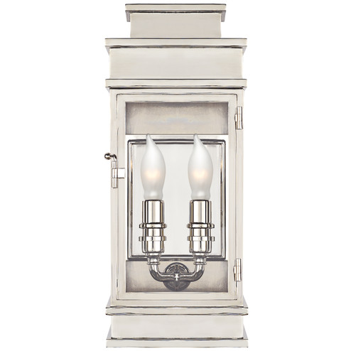 Linear Lantern Two Light Wall Lantern in Polished Nickel (268|CHD 2907PN-CG) Linear Lantern Two Light Wall Lantern in Polished Nickel (268|CHD 2907PN-CG)