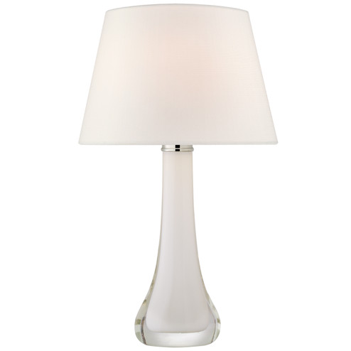 Christa One Light Table Lamp in White Glass (268|JN 3711WHT-L)