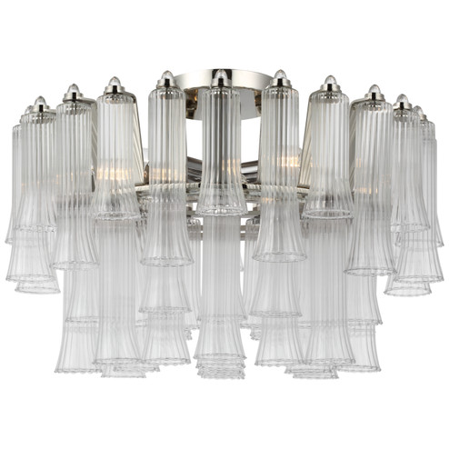 Lorelei LED Semi-Flush Mount in Polished Nickel (268|JN 4250PN-CG)