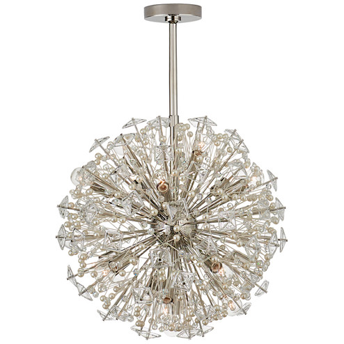 Dickinson 17 Light Chandelier in Polished Nickel (268|KS 5005PN-CG)