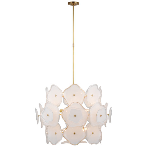 Leighton LED Chandelier in Soft Brass (268|KS 5067SB-CRE)