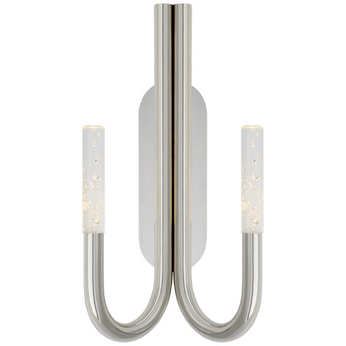 Rousseau LED Wall Sconce in Polished Nickel (268|KW 2283PN-SG)