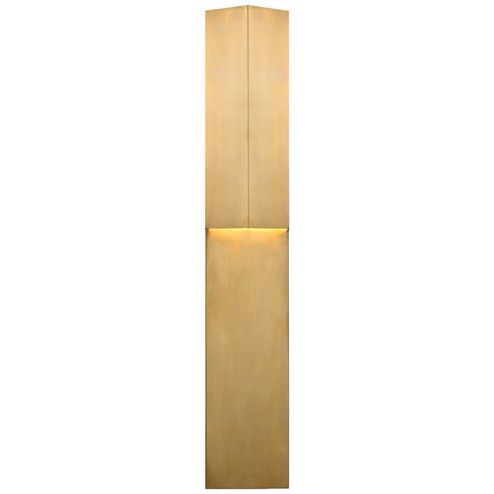 Rega LED Outdoor Wall Sconce in Antique-Burnished Brass (268|KW 2783AB)