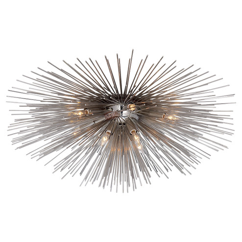 Strada Ten Light Flush Mount in Polished Nickel (268|KW 4070PN)