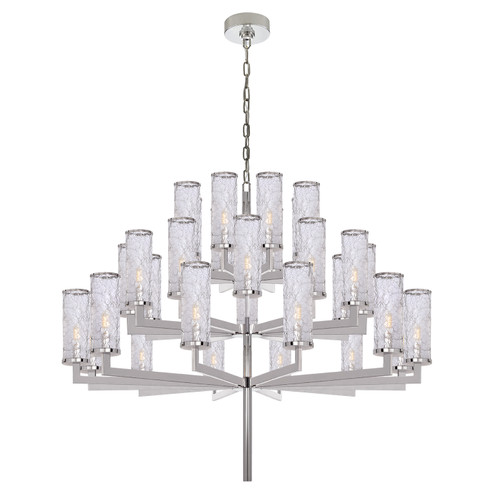 Liaison 32 Light Chandelier in Polished Nickel (268|KW 5202PN-CRG) Liaison 32 Light Chandelier in Polished Nickel (268|KW 5202PN-CRG)