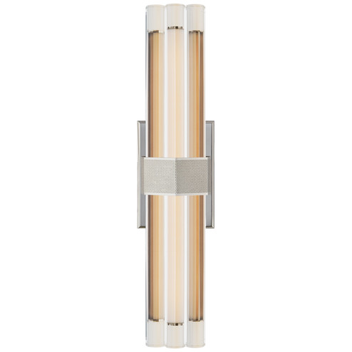 Fascio LED Wall Sconce in Polished Nickel (268|LR 2909PN-CG)