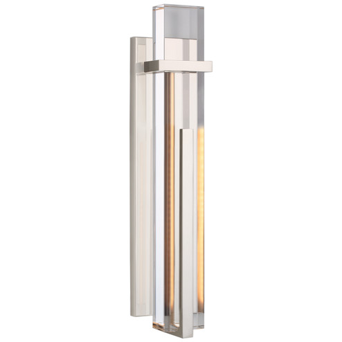 Malik LED Wall Sconce in Polished Nickel (268|S 2910PN-CG)
