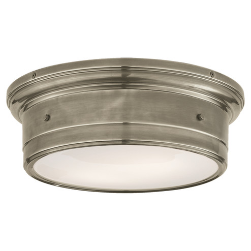 Siena2 Two Light Flush Mount in Antique Nickel (268|SS 4016AN-WG)