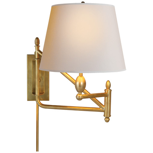 Paulo One Light Wall Sconce in Hand-Rubbed Antique Brass (268|TOB 2203HAB-NP)