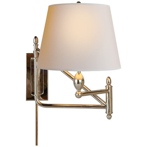 Paulo One Light Wall Sconce in Polished Nickel (268|TOB 2203PN-NP)