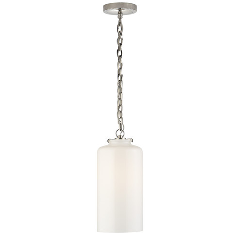 Katie Cylider One Light Pendant in Polished Nickel (268|TOB 5226PN/G3-WG)