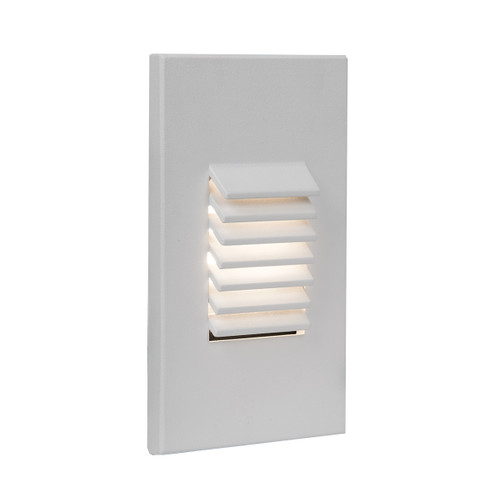 4061 LED Step and Wall Light in White on Aluminum (34|4061-AMWT)
