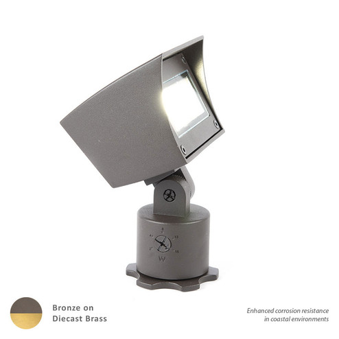 5021 LED Flood Light in Bronze on Brass (34|5021-27BBR)