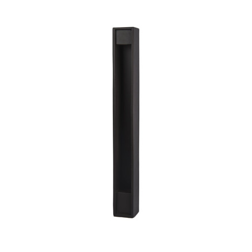 Gate LED Bollard in Black on Aluminum (34|6651-27BK)