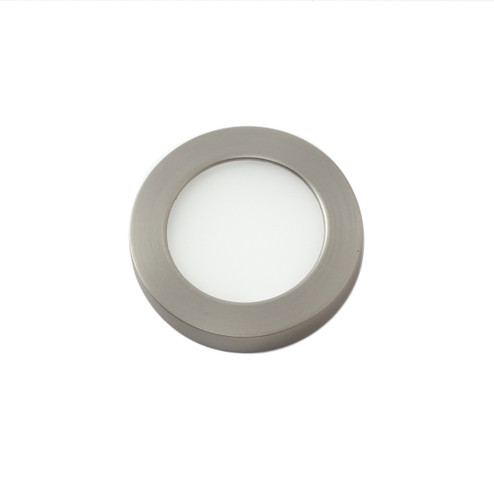 Led Button Light LED Button Light in Brushed Nickel (34|HR-LED90-30-BN)