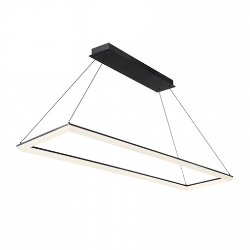 Frame LED Pendant in Black (34|PD-29858-BK)