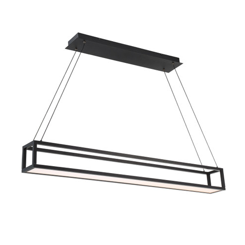 Trick Box LED Pendant in Black (34|PD-31947-BK)