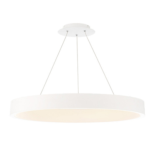 Corso LED Pendant in White (34|PD-33743-WT)