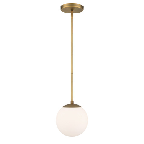 Niveous LED Pendant in Aged Brass (34|PD-52307-AB)