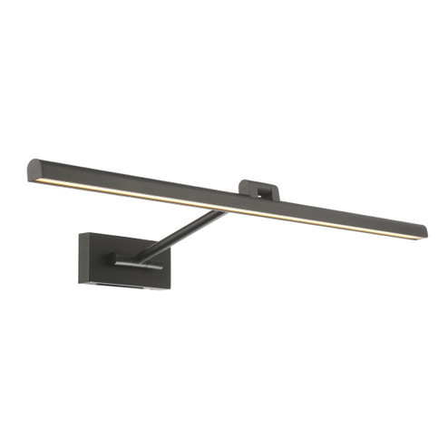 Reed LED Swing Arm Wall Lamp in Black (34|PL-11033-BK)